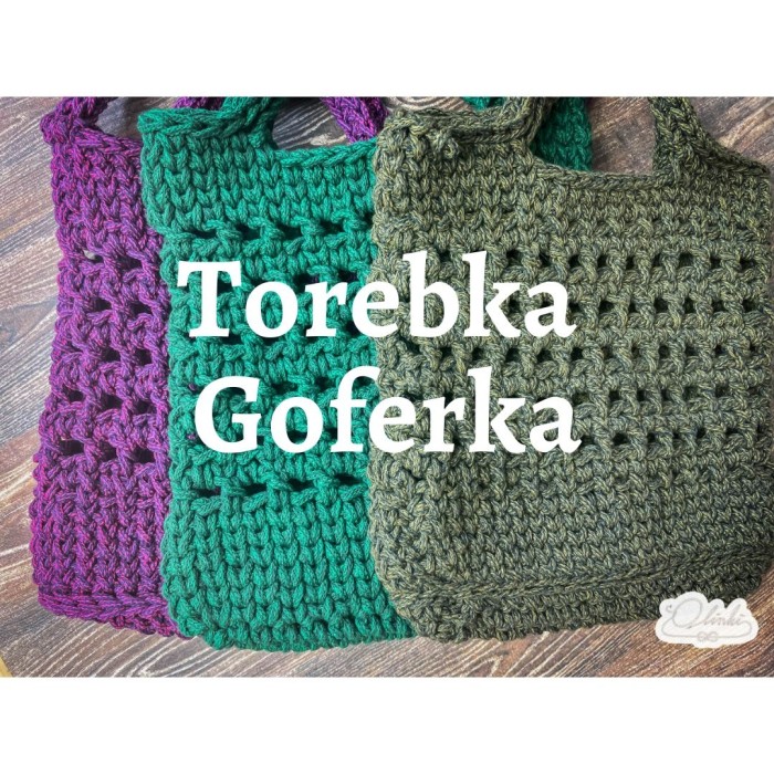 Wzór na torebkę Goferka
